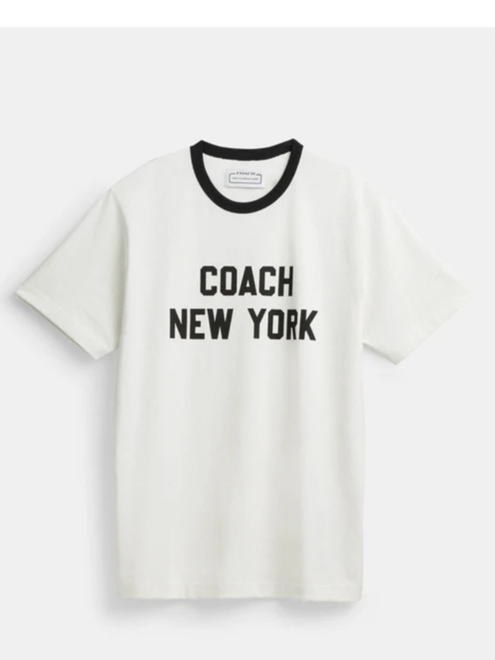 COACH NY T-SHIRT Graphic spell out UNISEX XS